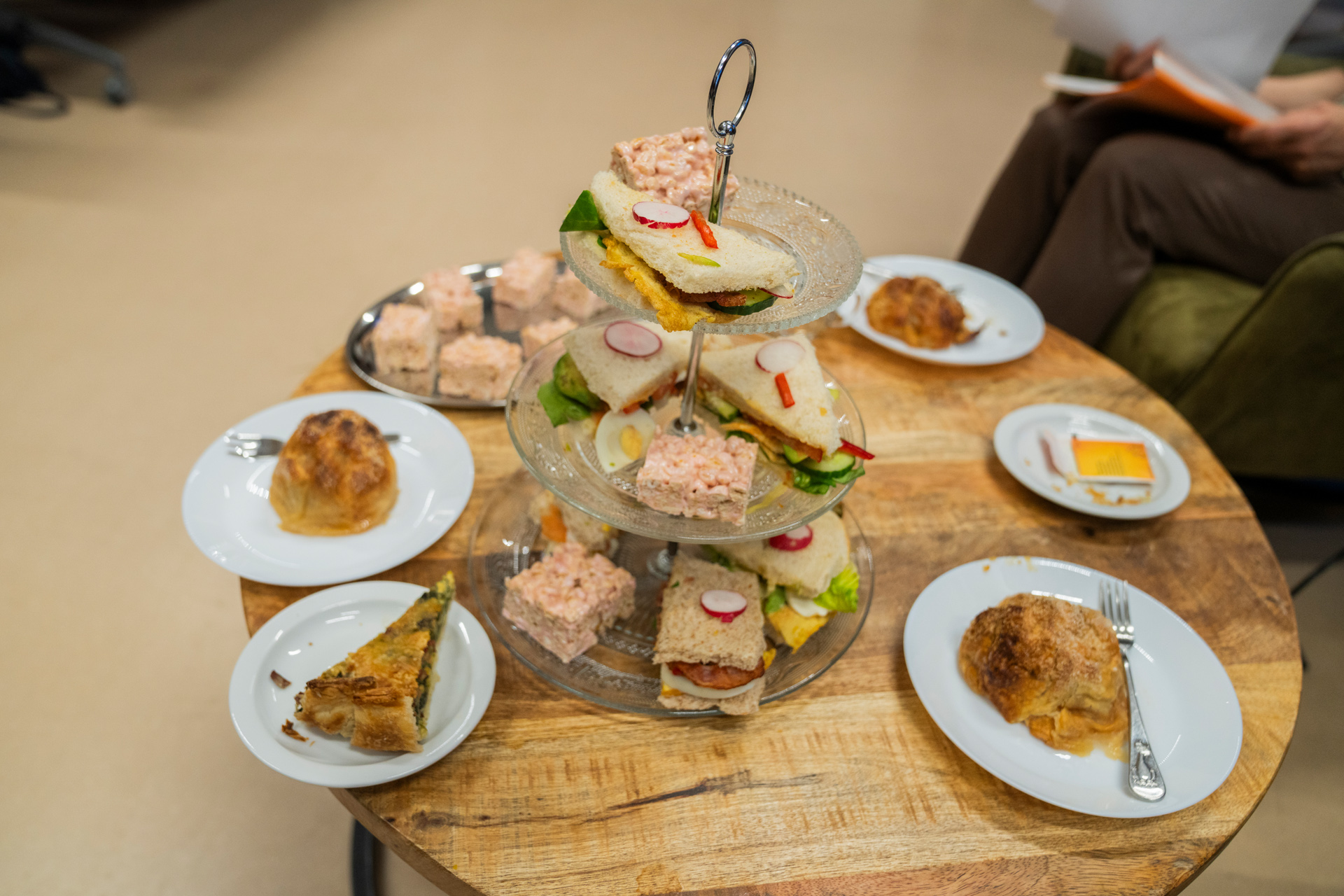 High Tea & interview